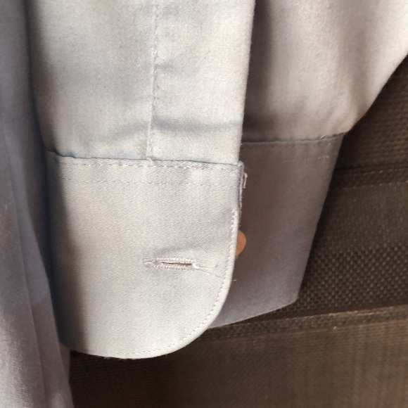 Geoffrey Beene men’s small 14 1/2 32/33 wrinkle free sateen 55% cotton Egypt - Picture 4 of 7